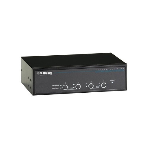 Black Box Desktop Kvm Switch - Dual-head Dvi-d, Usb, 4-port, Gsa, Taa (KV9624A)