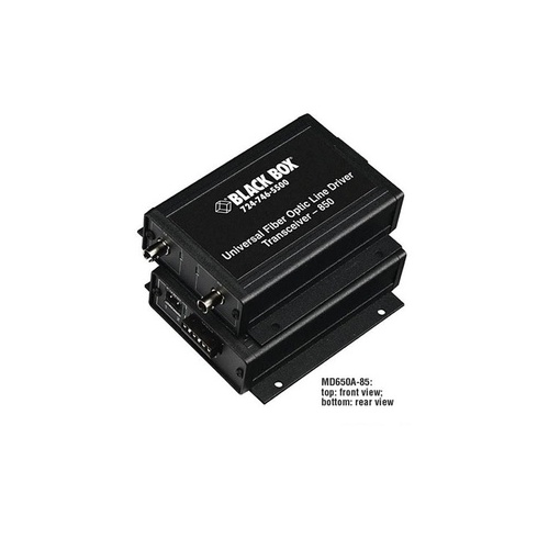 Black Box Async Rs232/rs422/rs485 Extender Fiber Terminal Block - St Single-mode, Gsa, Taa (MD650A13)