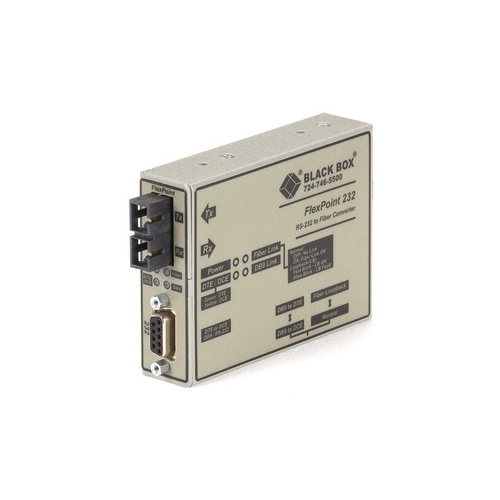 Black Box Async Rs232 Extender Over Fiber - Db9 Female To Sc Multimode, 2.5 Km, Gsa, Taa (ME660A-MSC)