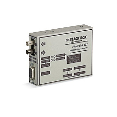 Black Box Async Rs232 Extender Over Fiber - Db9 Female To St Multimode, 2.5 Km, Gsa, Taa (ME660A-MST)