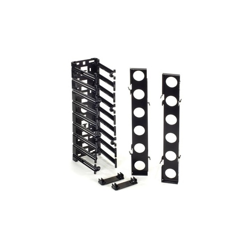 Black Box Vertical It Rackmount Cable Manager - 9u X 3.5"w, Single-sided, Black, Taa (RM236)