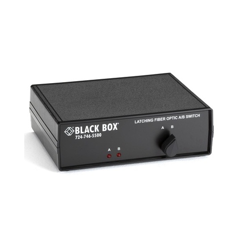 Black Box Fiber Optic A/b Desktop Switch - Latching St Multimode Connectors, Gsa, Taa (SW1002A)