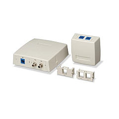 Black Box Surface-mount Housing Box - 1-insert, Gsa, Taa (WPT901)