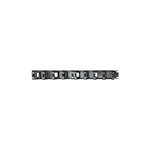 Black Box Horizontal Rackmount It Cable Manager - 1u, 19", Single-sided Black, Gsa, Taa (JPM040)