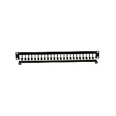 Black Box Cat7 Patch Panel - 1u, 24-port, Gsa, Taa (JPM10GF24)
