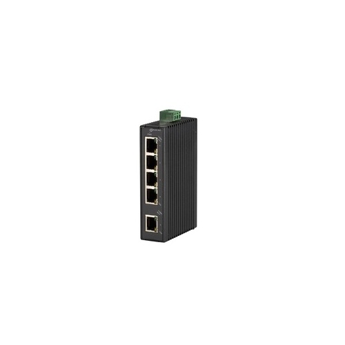 Black Box Fast Ethernet (100-mbps) Hardened Temperature Switch - (5) 10/100-mbps Copper Rj45, 12-48v Dc-power, Gsa, Taa (LBH120A-H)