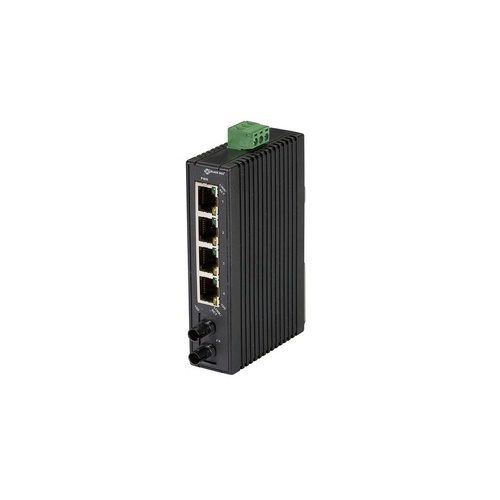 Black Box Fast Ethernet Hardened Temperature Switch(4)10/100-mbps Copper Rj45,(1)100-mbps Multimode Fiber,850nm,2km,st,gsa,taa (LBH120A-H-ST)
