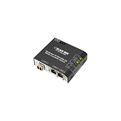 Black Box Gigabit Ethernet Hardened Temperature Switch(2)10/100/1000-mbps Copper Rj45,(1)1000-mbps Singlemode Fiber,1310nm,15km,lc,gsa,taa (LBH2001AHLX) Black Box Gigabit Ethernet Hardened Temperature Switch(2)10/100/1000-mbps Copper Rj45,(1)1000-mbps Singlemode Fiber,1310nm,15km,lc,gsa,taa (LBH2001AHLX)