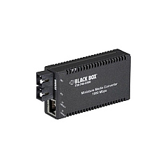 Black Box Gigabit Ethernet Media Converter - 1000-mbps Copper To 1000-mbps Multimode Fiber, 850nm, 0.3km, Sc, Gsa, Taa (LGC010A-R2) Black Box Gigabit Ethernet Media Converter - 1000-mbps Copper To 1000-mbps Multimode Fiber, 850nm, 0.3km, Sc, Gsa, Taa (LGC010A-R2)