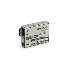 Black Box Gigabit Ethernet Media Converter - 1000-mbps Copper To 1000-mbps Singlemode Fiber, 1310nm, 10km, Sc, Gsa, Taa (LMC1004AR3) Black Box Gigabit Ethernet Media Converter - 1000-mbps Copper To 1000-mbps Singlemode Fiber, 1310nm, 10km, Sc, Gsa, Taa (LMC1004AR3)