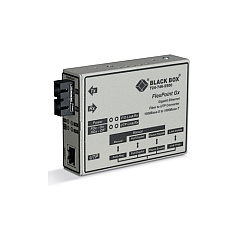 Black Box Gigabit Ethernet Media Converter - 1000-mbps Copper To 1000-mbps Singlemode Fiber, 1310nm, 10km, Lc, Gsa, Taa (LMC1009A-R3) Black Box Gigabit Ethernet Media Converter - 1000-mbps Copper To 1000-mbps Singlemode Fiber, 1310nm, 10km, Lc, Gsa, Taa (LMC1009A-R3)