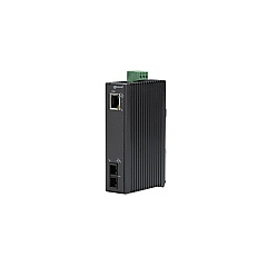 Black Box Fast Ethernet Industrial Media Converter 10/100-mbps Copper To 100-mbps Mm Fiber,hardened Temperature,1300nm,2km,sc,gsa,taa (LMC270A-MM-SC)