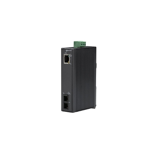 Black Box Fast Ethernet Industrial Media Converter 10/100-mbps Copper To 100-mbps Mm Fiber,hardened Temperature,1300nm,2km,sc,gsa,taa (LMC270A-MM-SC)