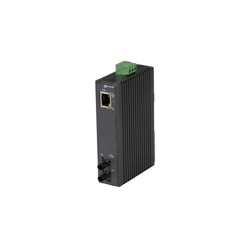 Black Box Fast Ethernet Industrial Media Converter 10/100-mbps Copper To 100-mbps Mm Fiber,hardened Temperature,1300nm,2km,st,gsa,taa (LMC270A-MM-ST)