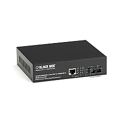 Black Box Gigabit Ethernet Poe Media Converter 10/100/1000-mbps Copper To 1000-mbps Multimode Fiber,850nm,550m,sc,gsa,taa (LPS500A-MM-SC) Black Box Gigabit Ethernet Poe Media Converter 10/100/1000-mbps Copper To 1000-mbps Multimode Fiber,850nm,550m,sc,gsa,taa (LPS500A-MM-SC)