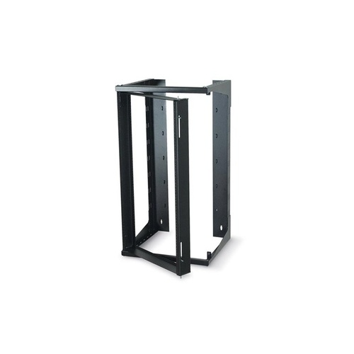 Black Box Wallmount Rack - 19u, 12-24, Tapped Rails Holes, 75-lb. Capacity, Gsa, Taa (RM069A-R3)