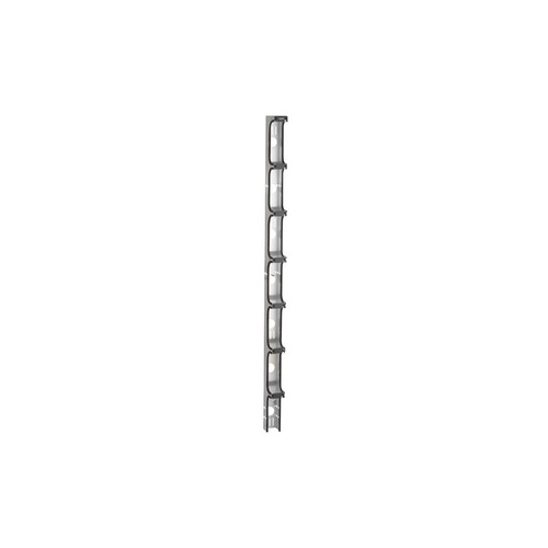 Black Box Vertical It Rackmount Cable Manager - 48ux3"w, Single-sided, Alumimum, Taa (RM122)