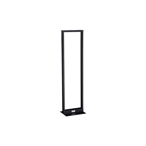 Black Box Aluminum Distribution Rack - 38u, 2-post Rack, 19"w X 14"d, 12-24 Mounting, Black, 1000-lb. Capacity, Gsa, Taa (RM161AR3)