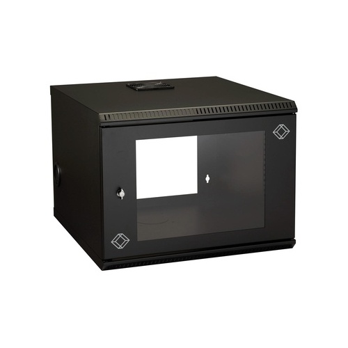 Black Box Wallmount Cabinet - 8u, 22"w X 23.6"d, M6 Square Holes, 50-lb. Capacity, Gsa, Taa (RM2412A)