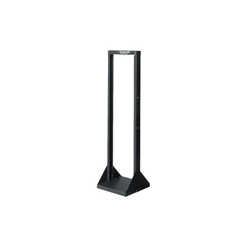 Black Box Steel Distribution Rack - 40u, 2-post Rack, 21.2"w X 21"d, 10-32 Mounting, 360-lb. Capacity, Taa (RM391A-R2)