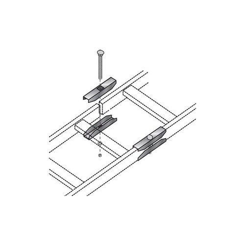 Black Box Ladder Rack Butt Splice Kit, Gsa, Taa (RM657)