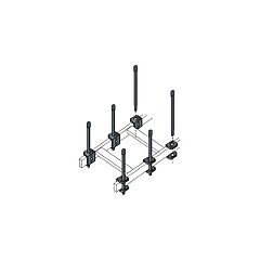Black Box Ladder Rack Cable Retaining Post - Black, Gsa, Taa (RM658-R2) Black Box Ladder Rack Cable Retaining Post - Black, Gsa, Taa (RM658-R2)