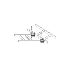 Black Box Ladder Rack Adjustable Junction Splice Kit, Gsa, Taa (RM862) Black Box Ladder Rack Adjustable Junction Splice Kit, Gsa, Taa (RM862)