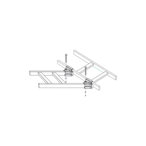 Black Box Ladder Rack Adjustable Junction Splice Kit, Gsa, Taa (RM862)