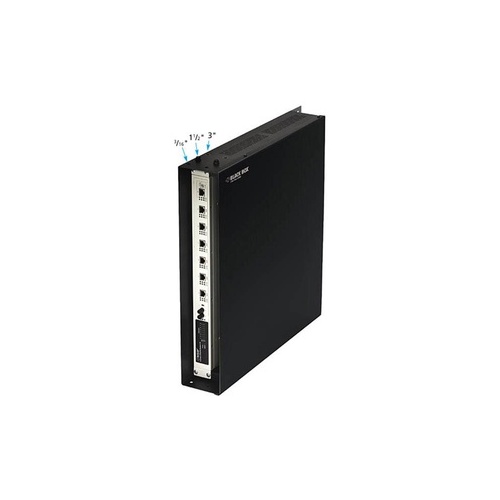 Black Box Wallmount Cabinet - 2u, 19.36"w X 16"d, 10-32, Tapped Rails, Holes, Gsa, Taa (RMT355A-R2)