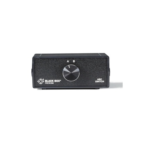Black Box 2-to-1 Cat5 Fast Ethernet Manual Desktop Switch - Rj45, Gsa, Taa (SWJ-100A)