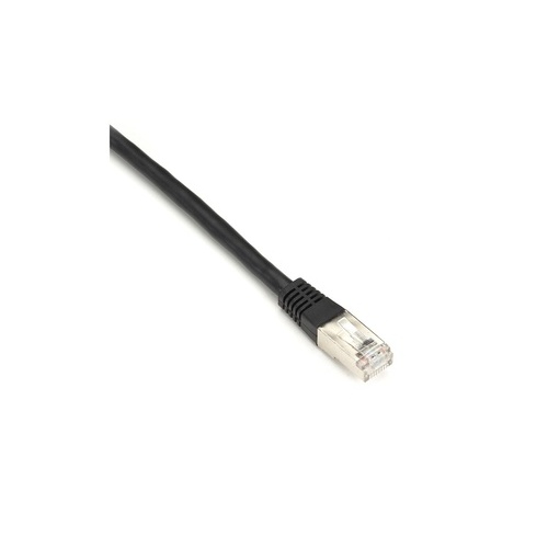 Black Box Cat5e 100-mhz Molded Slimline Stranded Ethernet Patch Cable-shielded (f/utp), Cm Pvc (rj45 M/m), Black, 1-ft. (0.3-m) (EVNSL0172BK-0001)