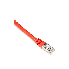 Black Box Cat5e 100-mhz Molded Slimline Stranded Ethernet Patch Cable - Shielded (f/utp), Cm Pvc (rj45 M/m), Red, 7-ft. (2.1-m) (EVNSL0172RD-0007)
