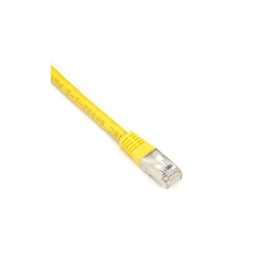 Black Box Cat5e 100-mhz Molded Slimline Stranded Ethernet Patch Cable-shielded (f/utp), Cm Pvc (rj45 M/m), Yellow, 3-ft. (0.9-m) (EVNSL0172YL-0003)