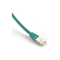 Black Box Cat5e 100-mhz Molded Boot Solid Ethernet Patch Cable-shielded(f/utp),cmp Plenum(rj45 M/m),green,30-ft.(9.1-m),gsa,taa (EVNSL0173GN-0030)