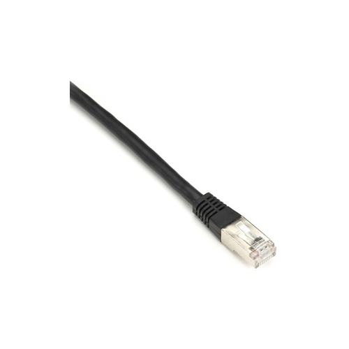 Black Box Cat6 250-mhz Molded Slimline Stranded Ethernet Patch Cable - Shielded (s/ftp), Cm Pvc (rj45 M/m), Black, 5-ft. (1.5-m) (EVNSL0272BK-0005)