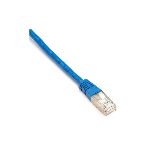 Black Box Cat6 250-mhz Molded Slimline Stranded Ethernet Patch Cable - Shielded (s/ftp), Cm Pvc (rj45 M/m), Blue, 20-ft. (6.0-m) (EVNSL0272BL-0020)