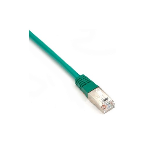 Black Box Cat6 250-mhz Molded Slimline Stranded Ethernet Patch Cable-shielded (s/ftp), Cm Pvc (rj45 M/m), Green, 15-ft. (4.6-m) (EVNSL0272GN-0015)
