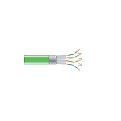 Black Box Cat6 250-mhz Stranded Ethernet Bulk Cable - Shielded (s/ftp), Cm Pvc, Green, 1000-ft. (304.8-m) Spool (EVNSL0272GN-1000)
