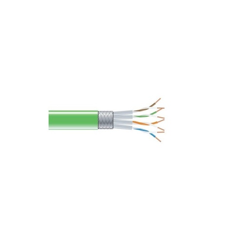 Black Box Cat6 250-mhz Stranded Ethernet Bulk Cable - Shielded (s/ftp), Cm Pvc, Green, 1000-ft. (304.8-m) Spool (EVNSL0272GN-1000)