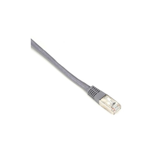 Black Box Cat6 250-mhz Molded Slimline Stranded Ethernet Patch Cable - Shielded (s/ftp), Cm Pvc (rj45 M/m), Gray, 15-ft. (4.6-m) (EVNSL0272GY-0015)