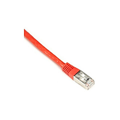 Black Box Cat6 250-mhz Molded Slimline Stranded Ethernet Patch Cable - Shielded (s/ftp), Cm Pvc (rj45 M/m), Red, 7-ft. (2.1-m) (EVNSL0272RD-0007)