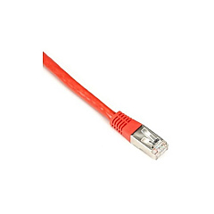 Black Box Cat6 250-mhz Molded Slimline Stranded Ethernet Patch Cable - Shielded (s/ftp), Cm Pvc (rj45 M/m), Red, 10-ft. (3.0-m) (EVNSL0272RD-0010)