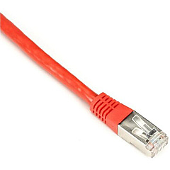 Black Box Cat6 250-mhz Molded Slimline Stranded Ethernet Patch Cable - Shielded (s/ftp), Cm Pvc (rj45 M/m), Red, 15-ft. (4.6-m) (EVNSL0272RD0015)