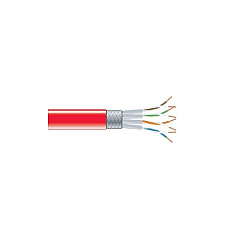 Black Box Cat6 250-mhz Stranded Ethernet Bulk Cable - Shielded (s/ftp), Cm Pvc, Red, 1000-ft. (304.8-m) Spool (EVNSL0272RD-1000)