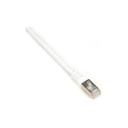 Black Box Cat6 250-mhz Molded Slimline Stranded Ethernet Patch Cable - Shielded (s/ftp), Cm Pvc (rj45 M/m), White, 3-ft. (0.9-m) (EVNSL0272WH-0003)