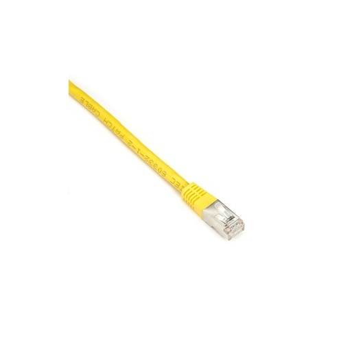 Black Box Cat6 250-mhz Molded Slimline Stranded Ethernet Patch Cable-shielded (s/ftp), Cm Pvc (rj45 M/m), Yellow, 1-ft. (0.3-m) (EVNSL0272YL-0001)