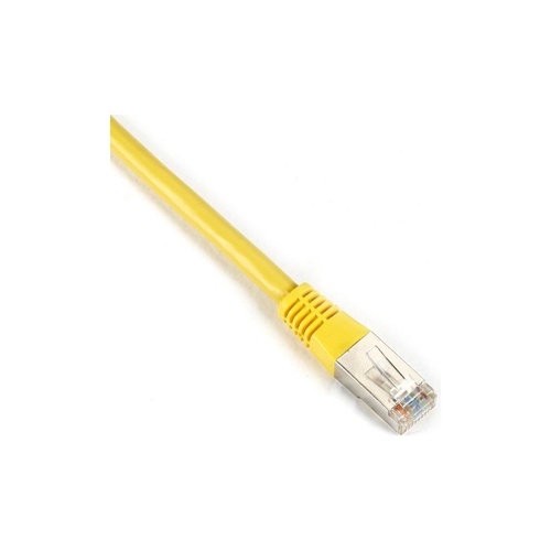 Black Box Cat5e 100-mhz Molded Snagless Solid Ethernet Patch Cable-shielded(f/utp), Cm Pvc(rj45 M/m), Yellow, 25-ft.(7.6-m), Gsa (EVNSL0504MS-0025)