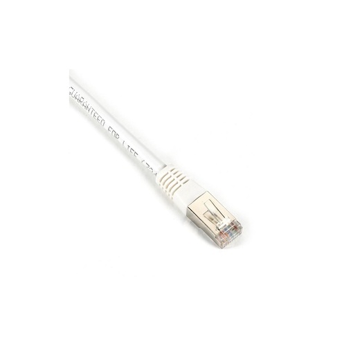 Black Box Cat5e 100-mhz Molded Snagless Solid Ethernet Patch Cable-shielded(f/utp), Cm Pvc (rj45 M/m), White, 1-ft. (0.3-m), Gsa (EVNSL0505MS-0001)