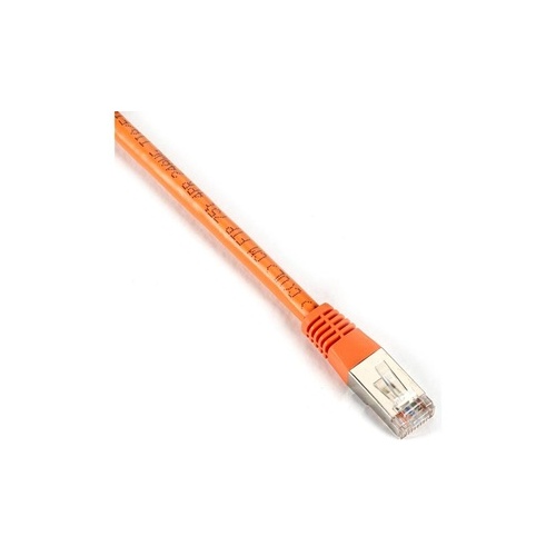 Black Box Cat5e 100-mhz Molded Snagless Solid Ethernet Patch Cable-shielded(f/utp), Cm Pvc(rj45 M/m), Orange, 25-ft.(7.6-m), Gsa (EVNSL0510MS-0025)