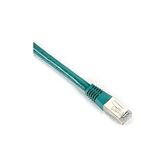 Black Box Cat6 400-mhz Molded Boot Solid Ethernet Patch Cable - Shielded (f/utp), Cm Pvc (rj45 M/m), Green, 30-ft. (9.1-m), Gsa (EVNSL0607MS-0030)